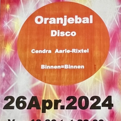Cendra  presenteert Oranjebal Disco