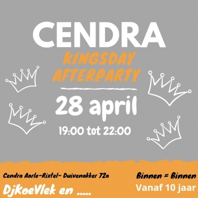 Cendra's Kingsday afterparty
